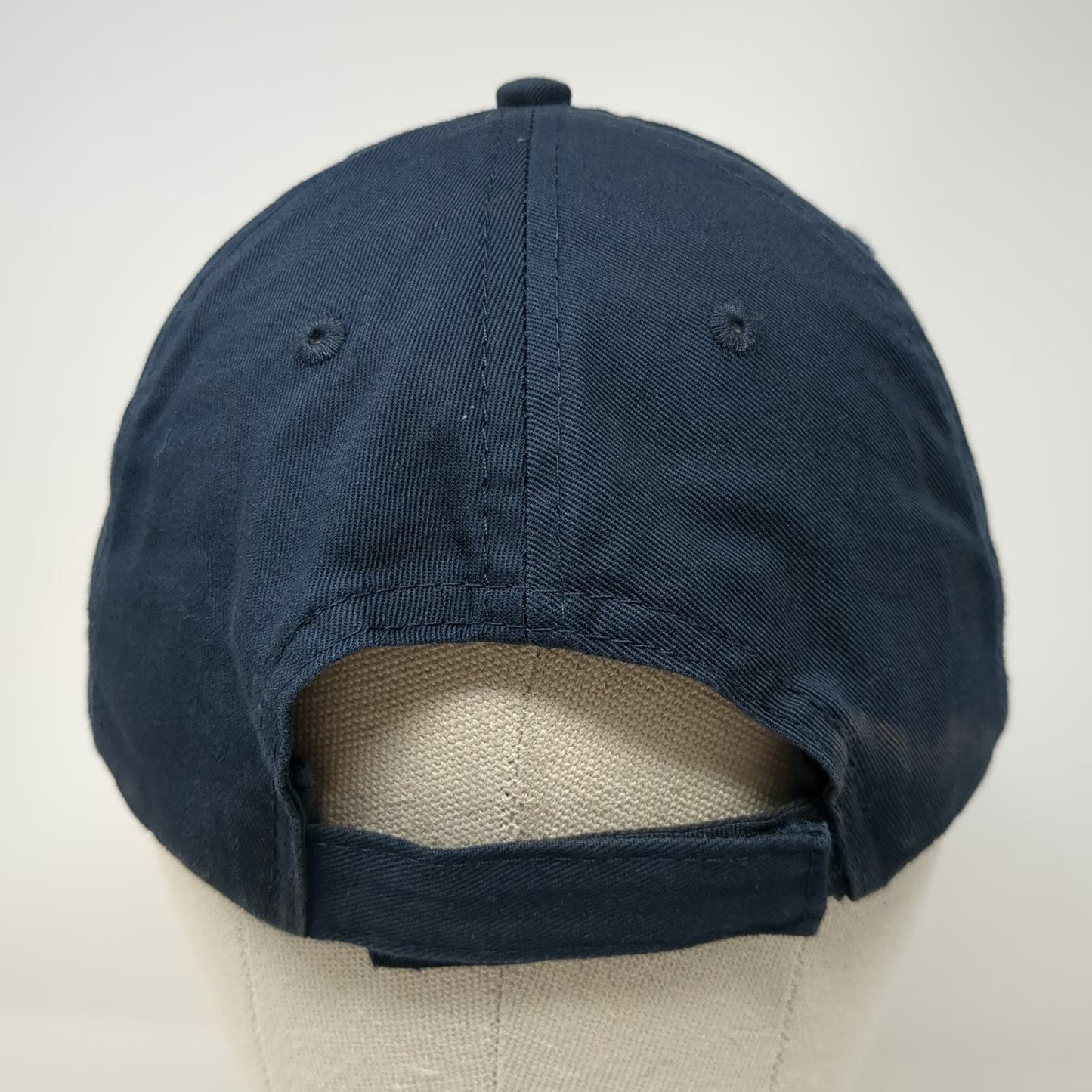 Port & Company Baseball Cap Blue One Size Strapback Startup Health Cotton Hat