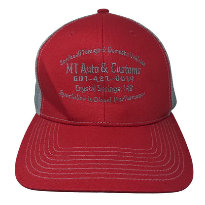 MT Auto & Customs Crystal Springs MS Adult Trucker Hat Multicolor OS Mesh Back