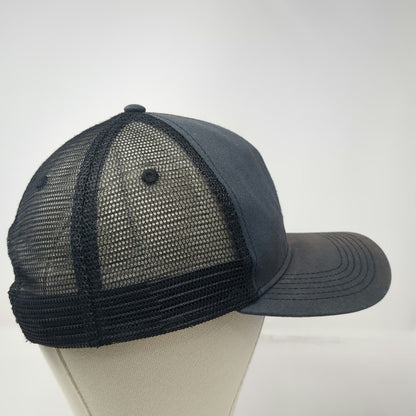 Life is Good Trucker Hat Blue One Size Rainbow Graphic Mesh Snapback Patch