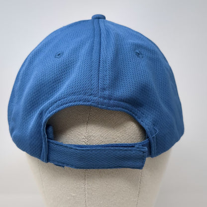 Sport-Tek Baseball Cap Blue One Size Adjustable Strapback Polyester Logo Hat