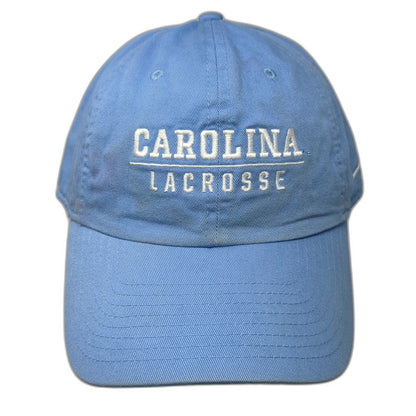 Nike Carolina Tar Heels NCAA Lacrosse Hat Blue One Size Baseball Cap Slideback
