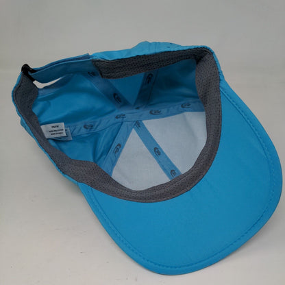 Unbranded Strapback Hat Blue One Size Adjustable Breathable 6 Panel Blank