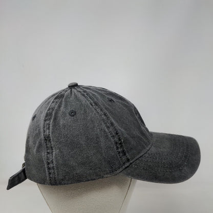 Unbranded Slideback Hat OSFM Adjustable 6 Panel Vent Holes Blank Solid