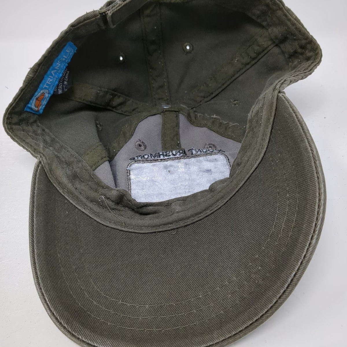 Triangle Baseball Cap Green One Size Mount Rushmore National Memorial Hat Cotton