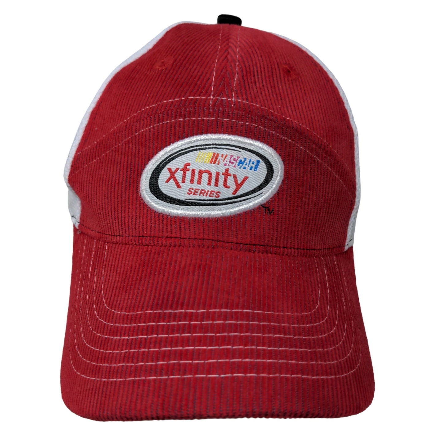 NASCAR Xfinity Comcast Series Men's Strapback Hat Red White NBC Logo