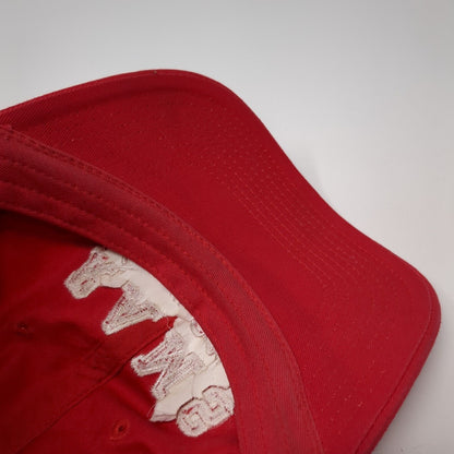 RAMS Jamesville DeWitt Slideback Hat Red One Size Adjustable Embroidered Cotton