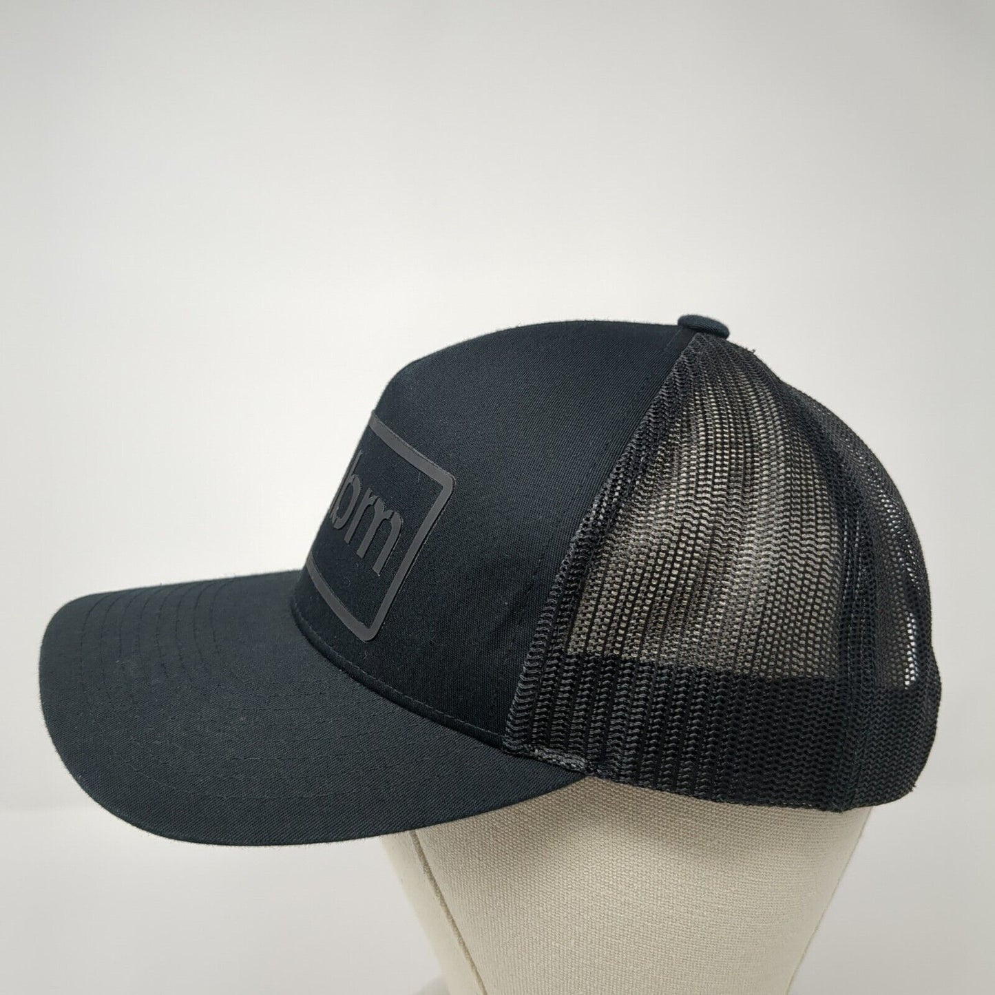 GMBM Snapback Mesh Back Trucker Hat Black One Size The Classics Yupoong