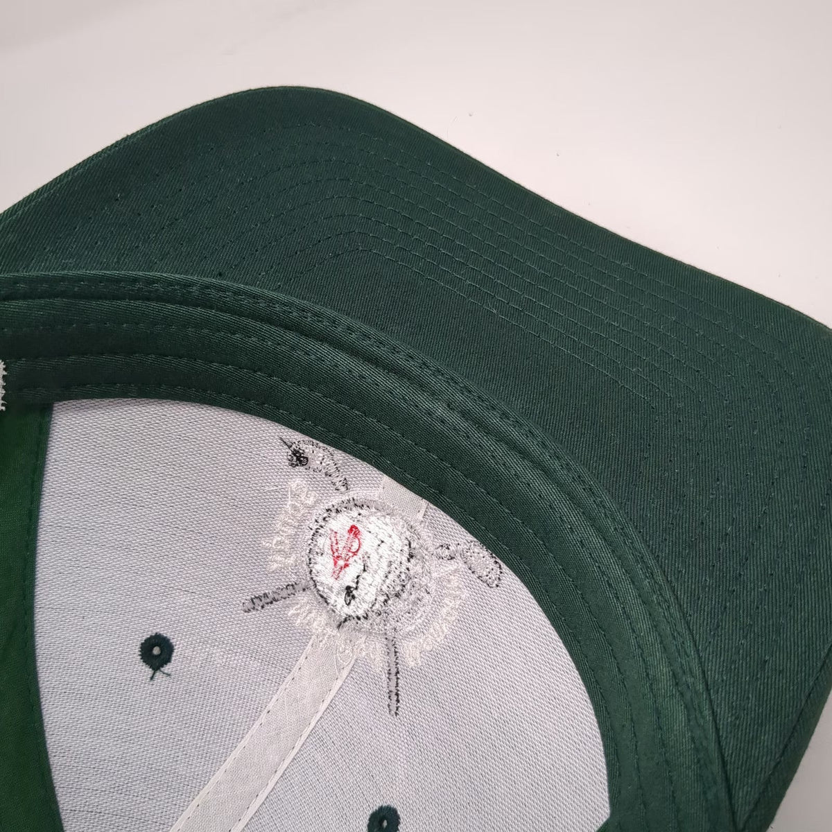 Richardson Trucker Hat Green OSFM Mesh Snapback Golf Memorial Spurs Spikes Idaho