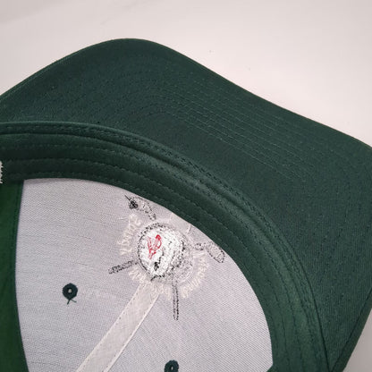 Richardson Trucker Hat Green OSFM Mesh Snapback Golf Memorial Spurs Spikes Idaho
