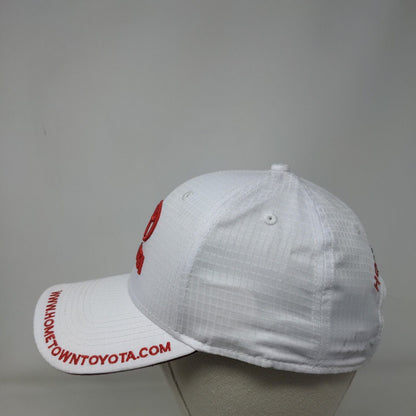 Toyota Hometown Strapback Hat White One Size Adjustable Embroidered Atlanta Cap