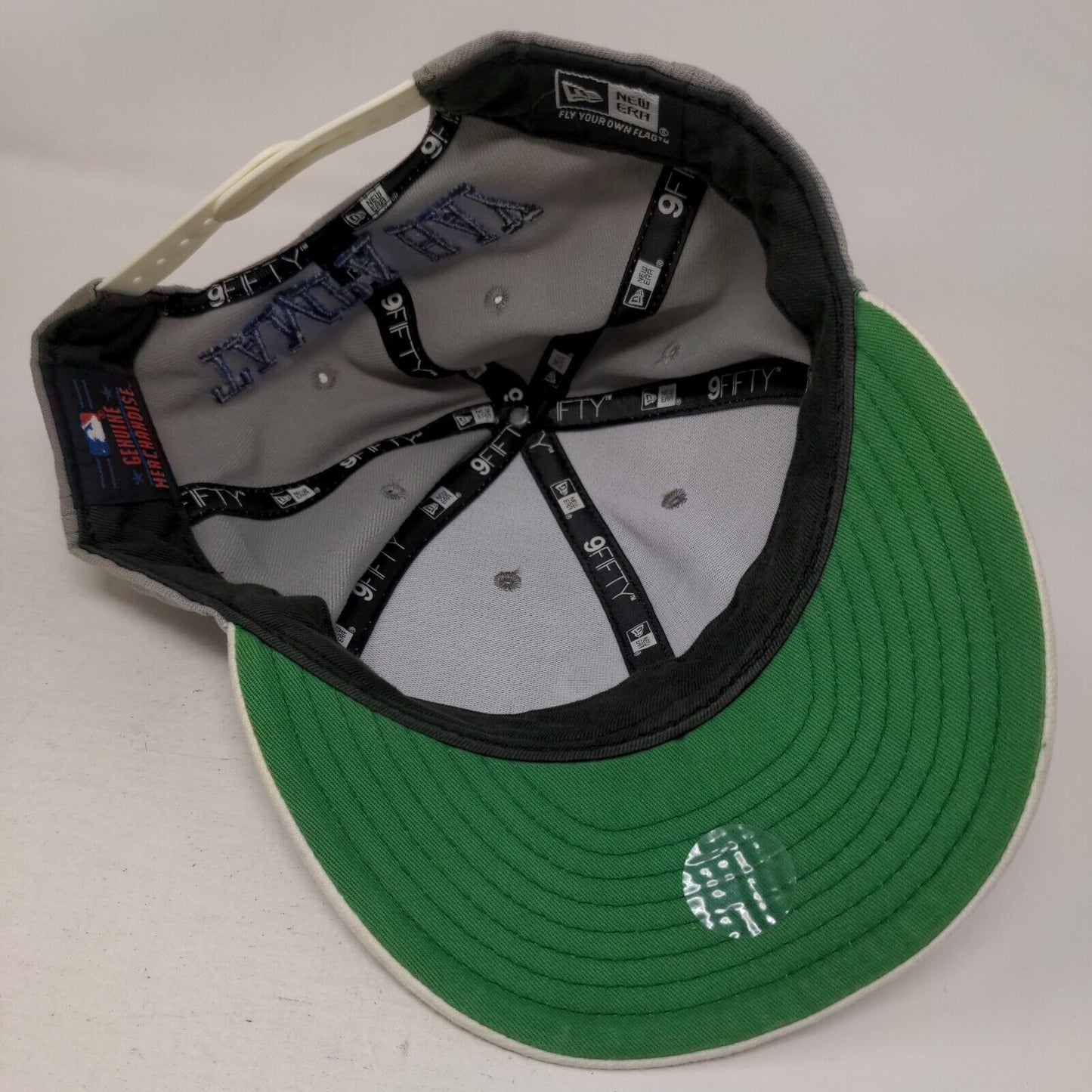 Tampa Bay Rays Snapback Hat Gray New Era 9Fifty Embroidered Logo MLB