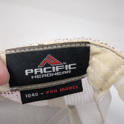 Letter S Snapback Trucker Hat Gray OS Adjustable Mesh Back Pacific Headwear