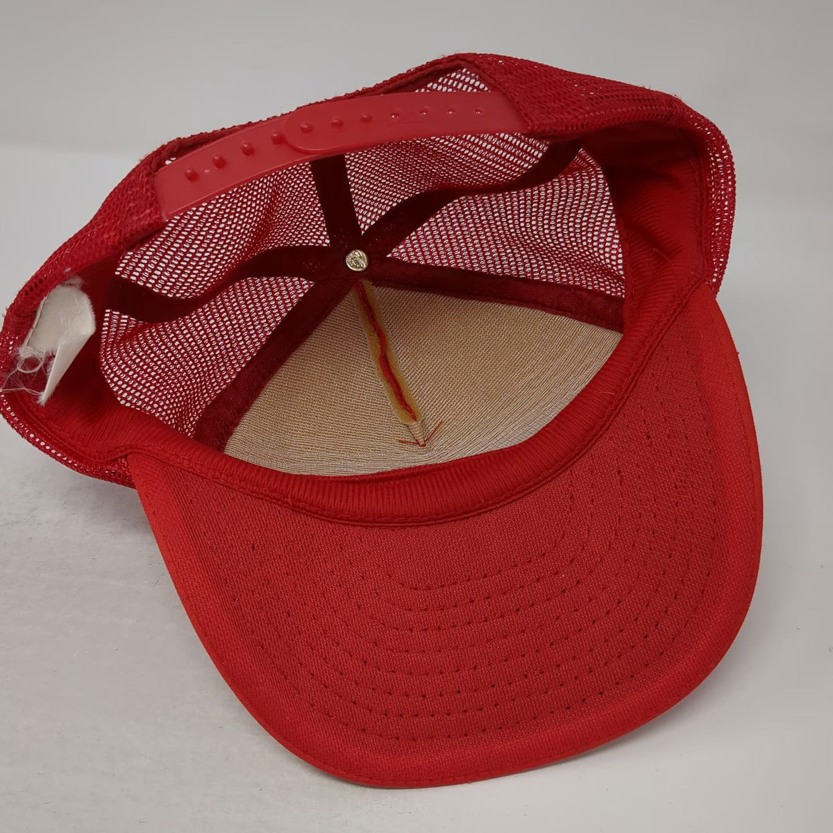 Trucker Hat Red One Size Power Burst Facility INEL Emergency Response Brigade