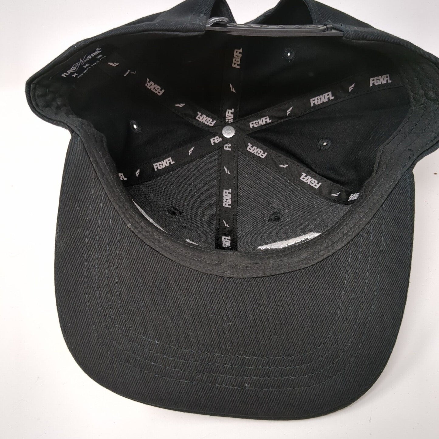Flag Nor Fail Snapback Hat Black One Size Adjustable Embroidered 6 Panel