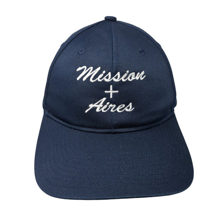 Mission + Aires Hope Corps Snapback Hat Blue One Size Adjustable Port Authority