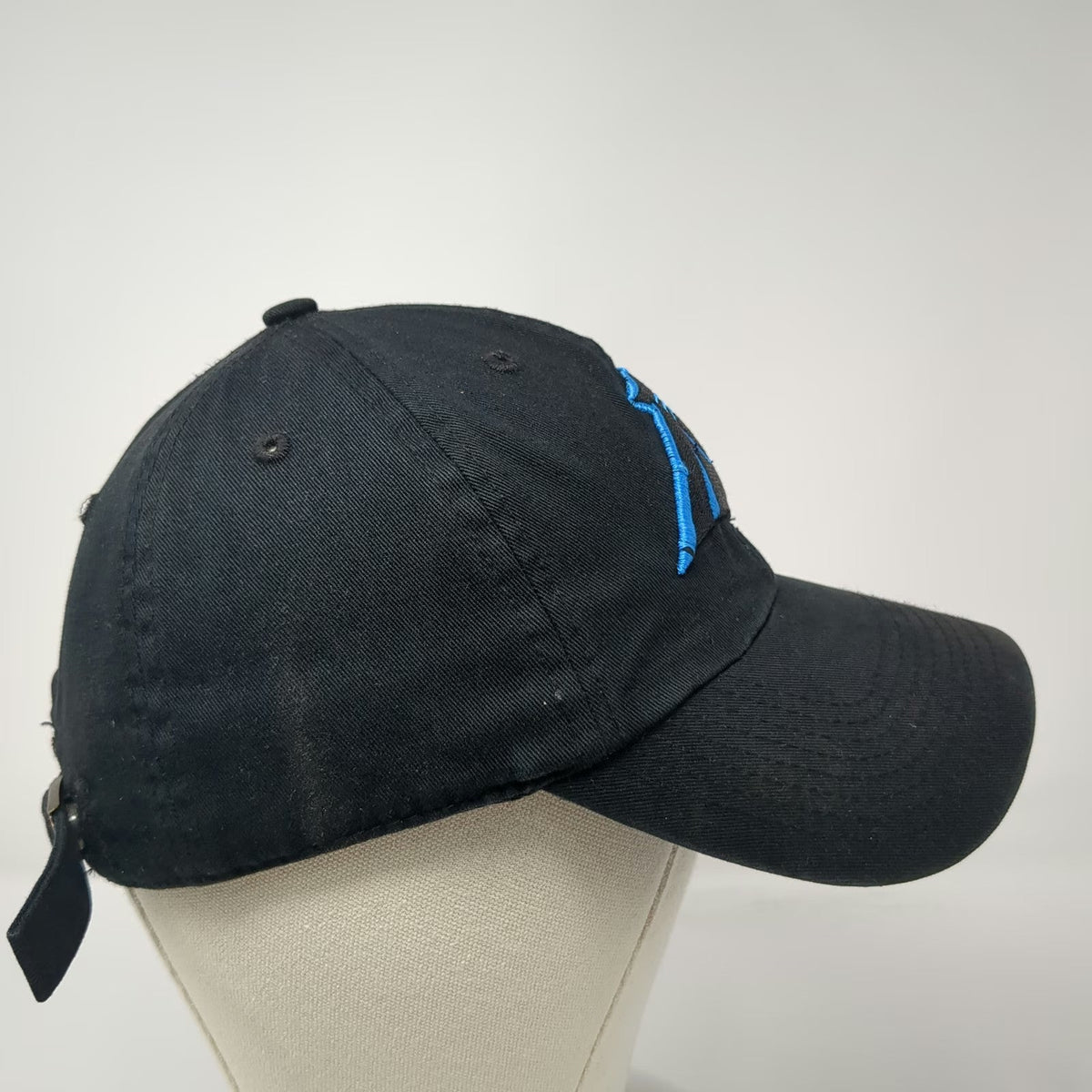 '47 Carolina Panthers NFL Baseball Cap Black OS Adjustable Curved Logo Hat