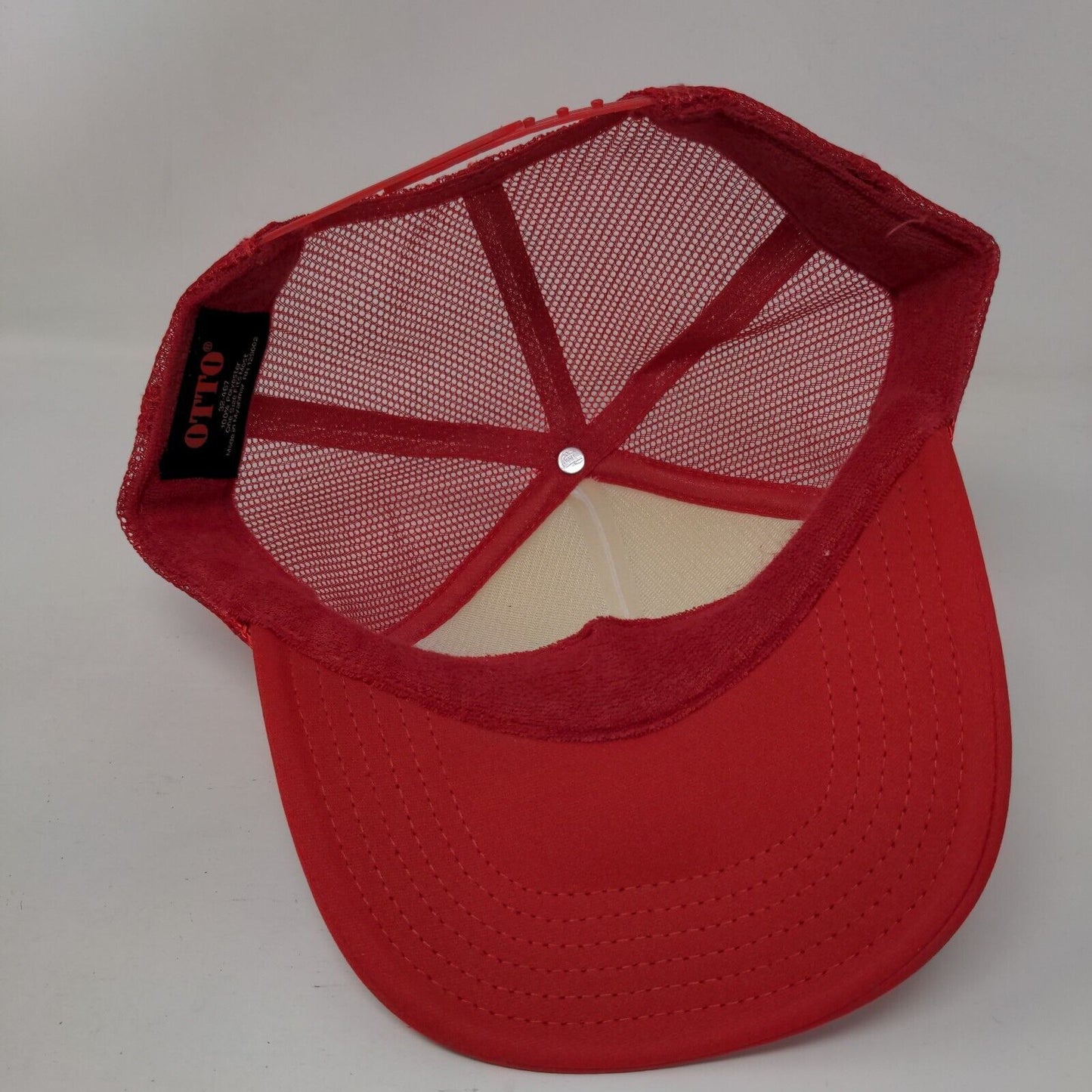 Tattooed & Successful Snapback Rope Trucker Hat Red OSFM Mesh Back Otto