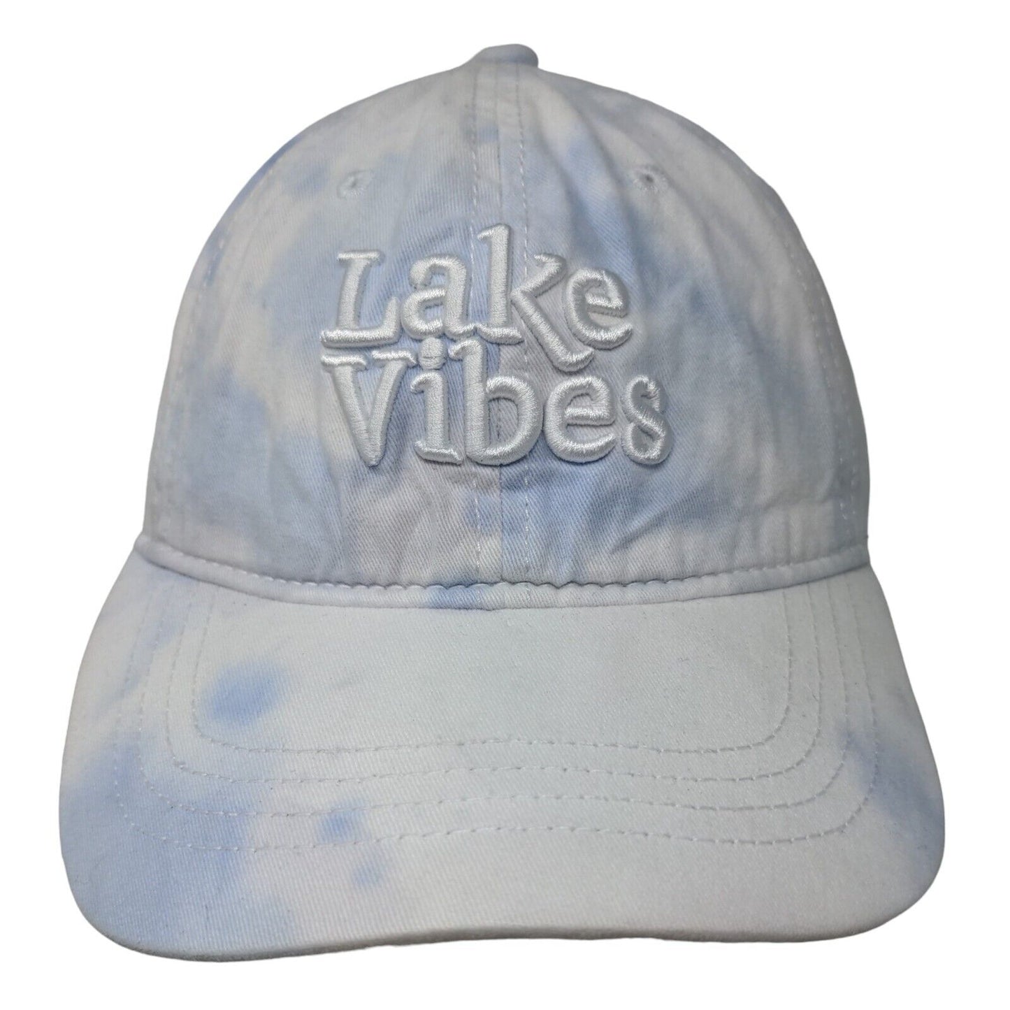 Lake Vibes Slideback Hat Multicolor One Size Adjustable Embroidered Vented Holes