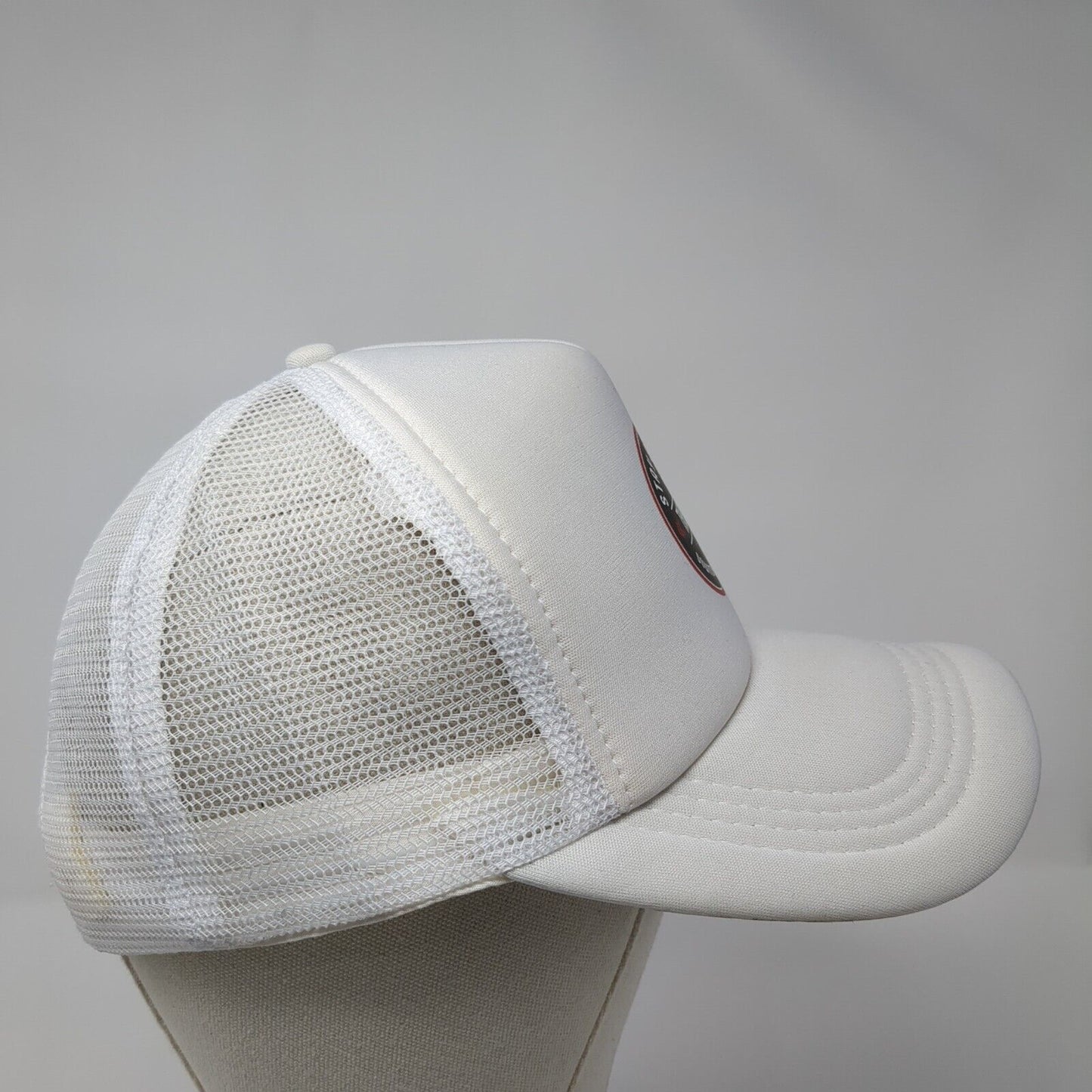 Stay Strong The Gym Snapback Mesh Back Trucker Hat White One Size