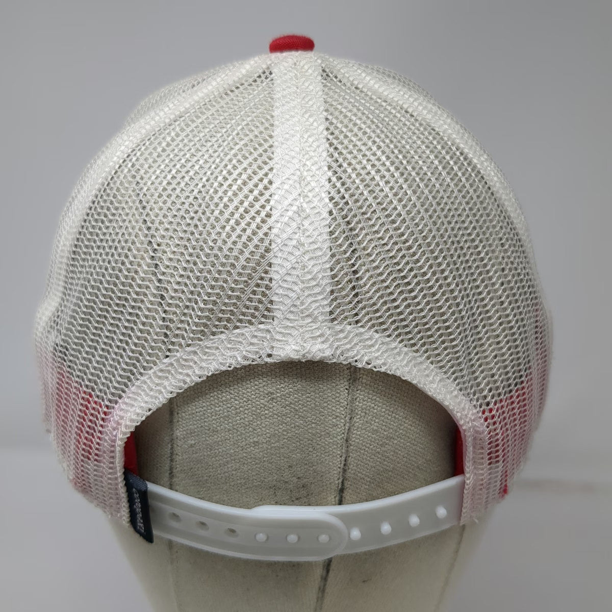 Cotopaxi Trucker Hat Red White One Size Mesh Back Snapback Mountain Patch Cotton