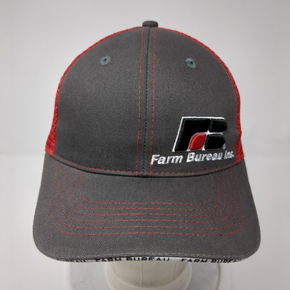 Farm Bureau Ins. Strapback Mesh Back Trucker Hat Multicolor One Size