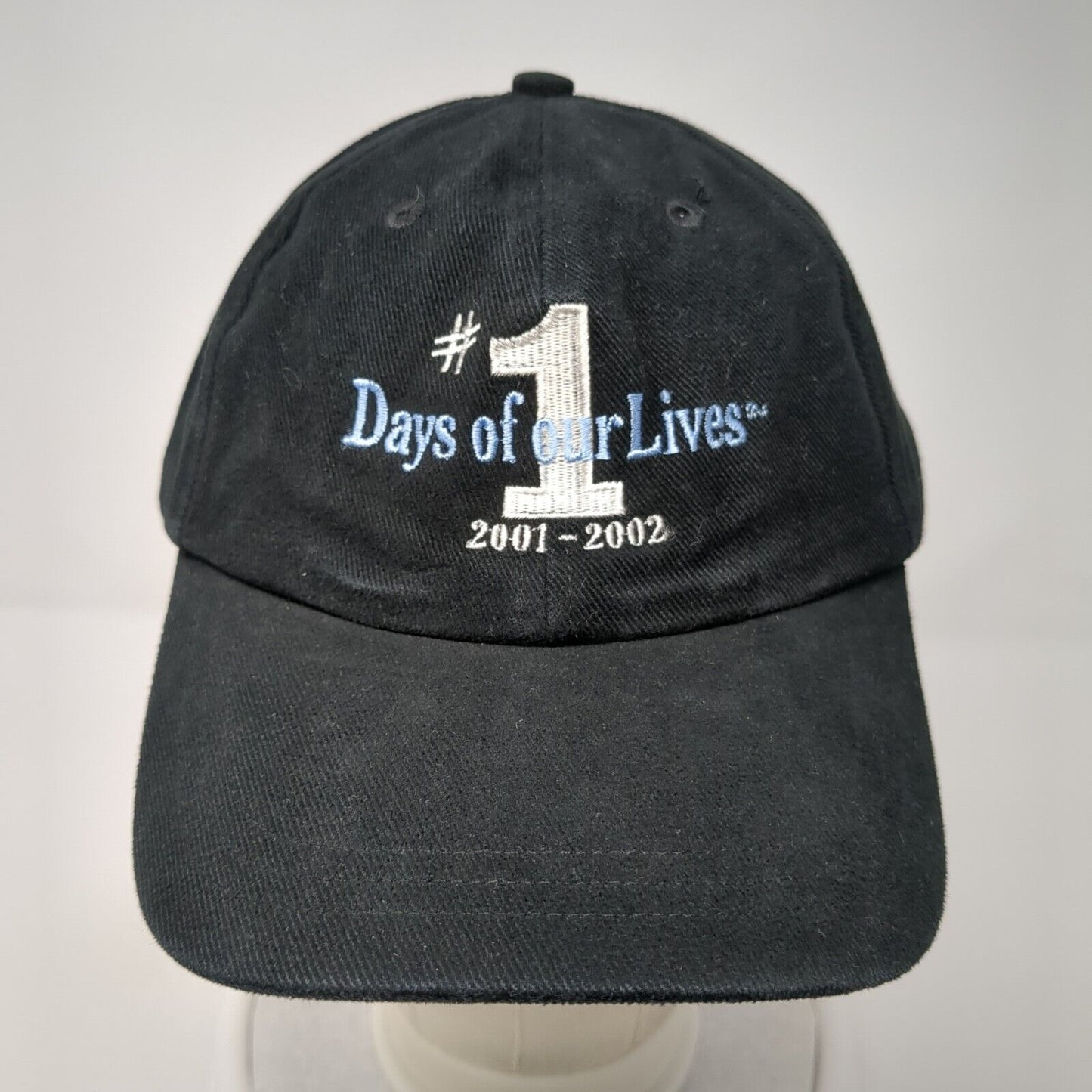 Days of Our Lives Vintage 2001-2002 Slideback Hat Black OSFA Embroidered Logo