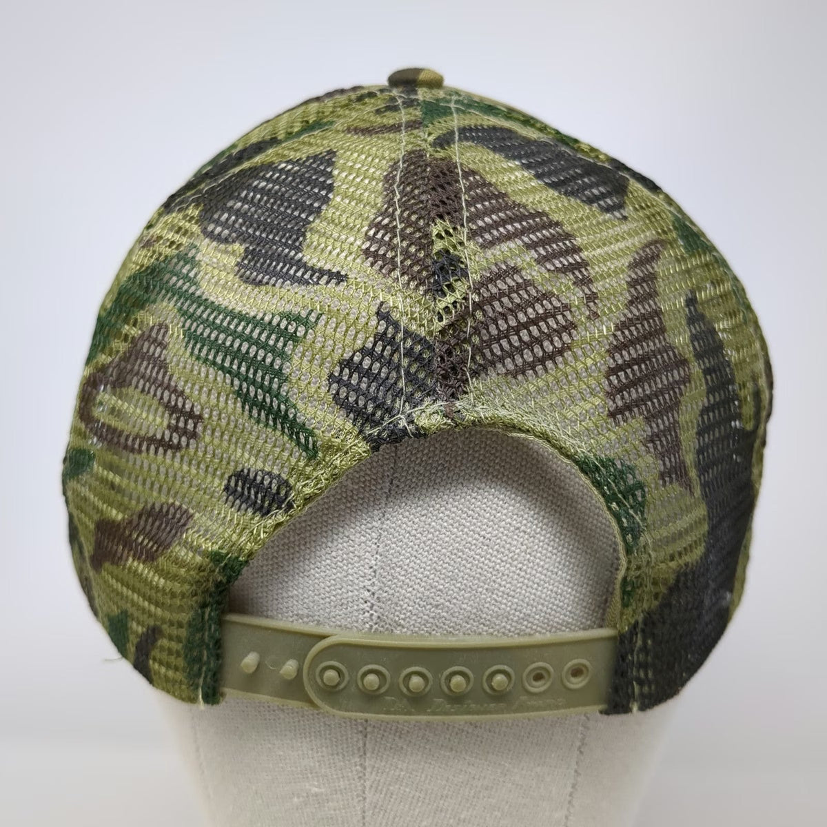 Designer Award Chemsearch Green Camo Trucker Hat One Size Mesh Snapback