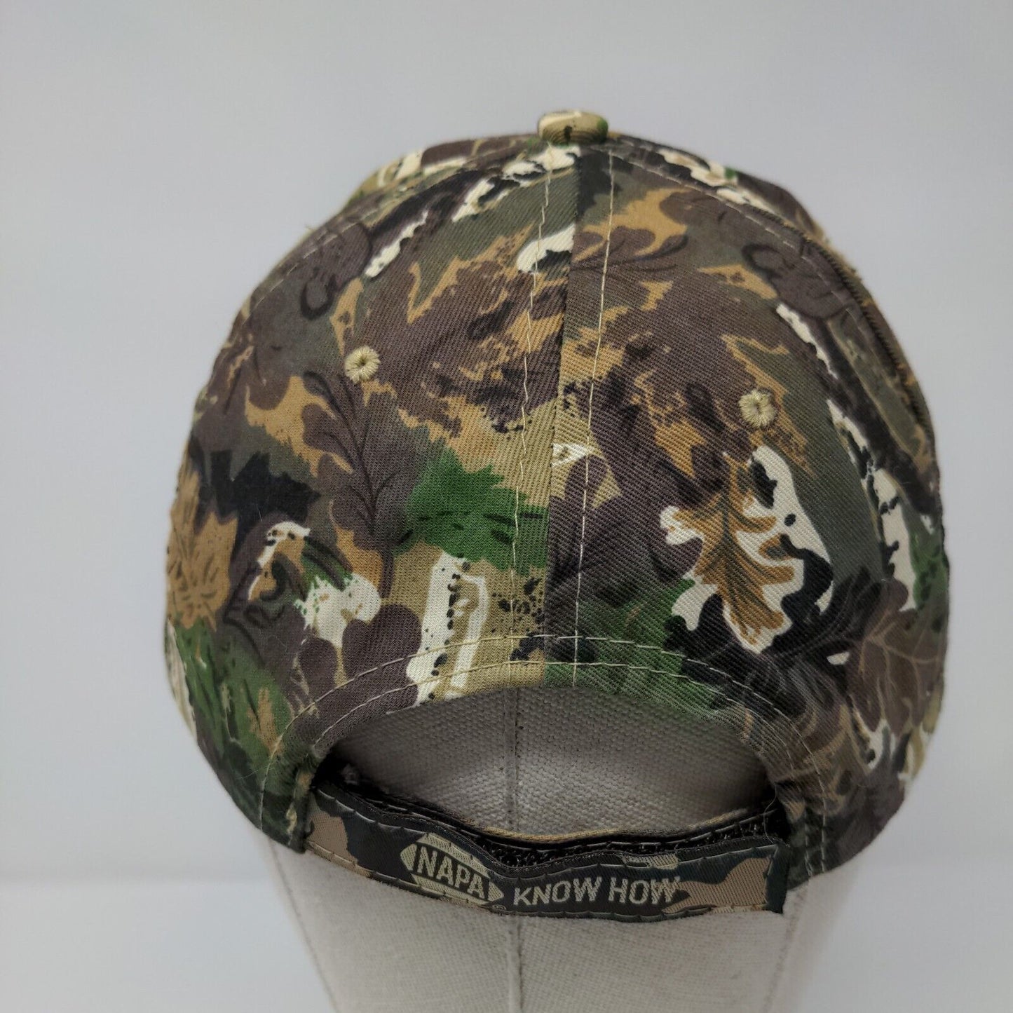 NAPA Outdoors Strapback Hat Camouflage OSFM Adjustable Embroidered