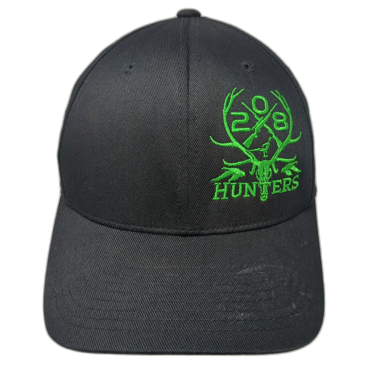 Flexfit Baseball Cap Black M 208 Hunters Deer Antlers Hunting Hat