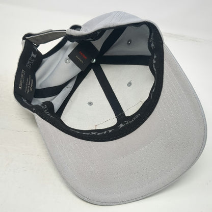 Flexfit 110 Baseball Cap Gray One Size Warrior Fuel Hunt Hat Strapback Patch