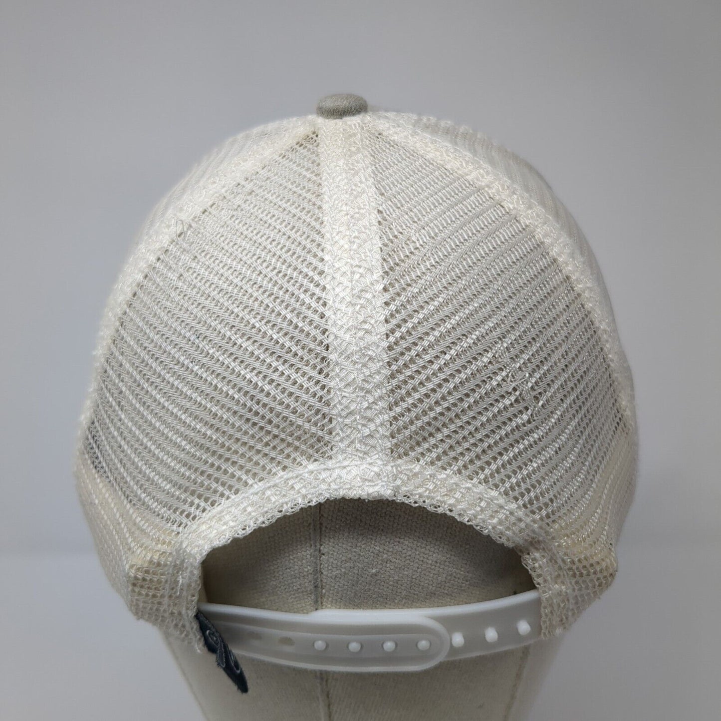 Salt Life Salty State of Mind Since 2003 Snapback Trucker Hat Gray OS Mesh Back