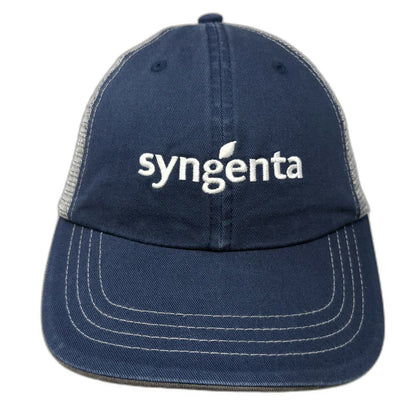 K-Products Syngenta Agriculture Logo Baseball Cap Blue One Size Mesh Back Hat