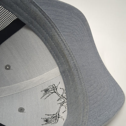 Nimrod Snapback Trucker Hat Gray One Size Adjustable Mesh Back Richardson