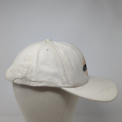 CSI Eagles Strapback Hat Tan One Size Embroidered 6 Panel Colorado Cap