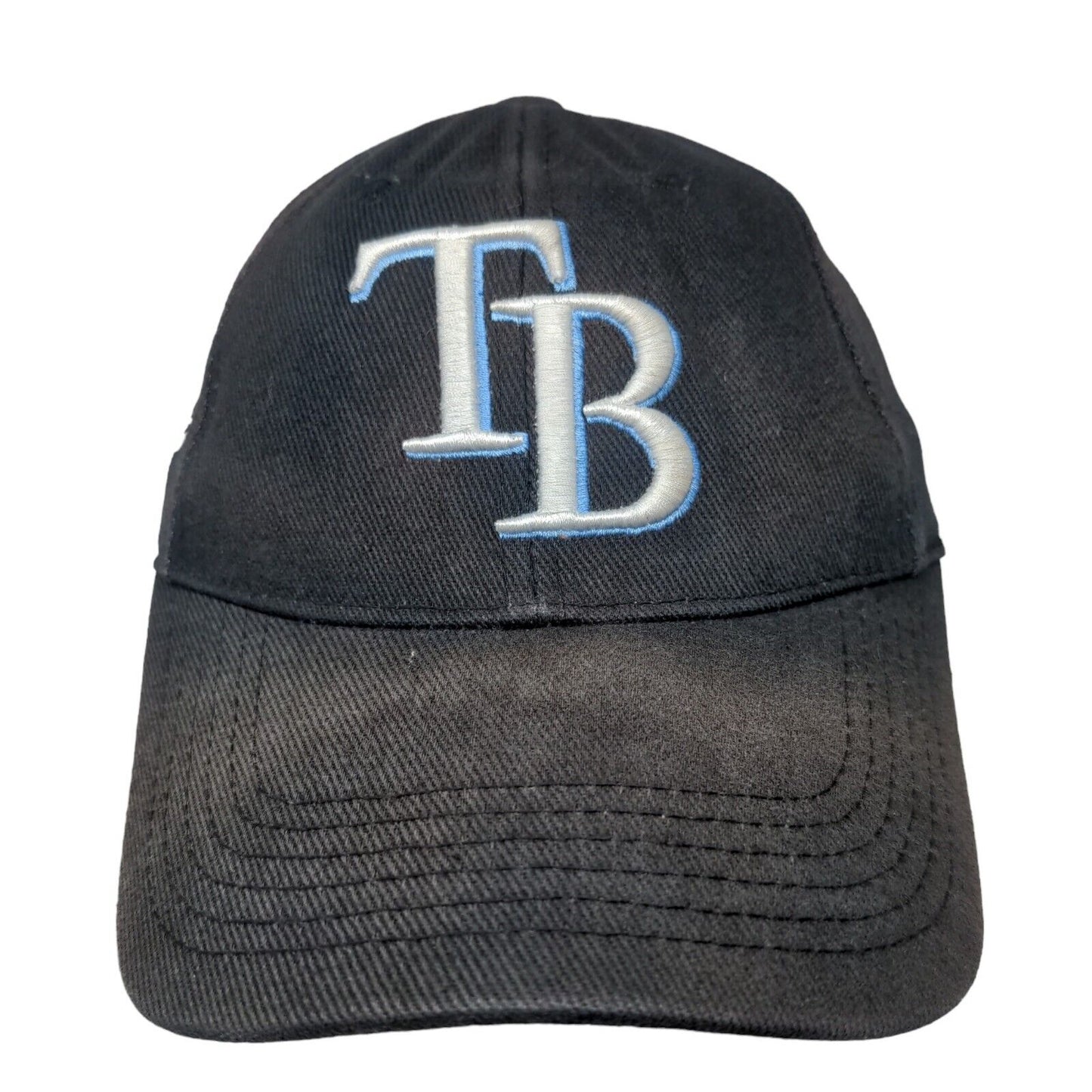 Fan Favorite Men's Strapback Hat Blue OSFA Embroidered Tampa Bay Rays Logo MLB