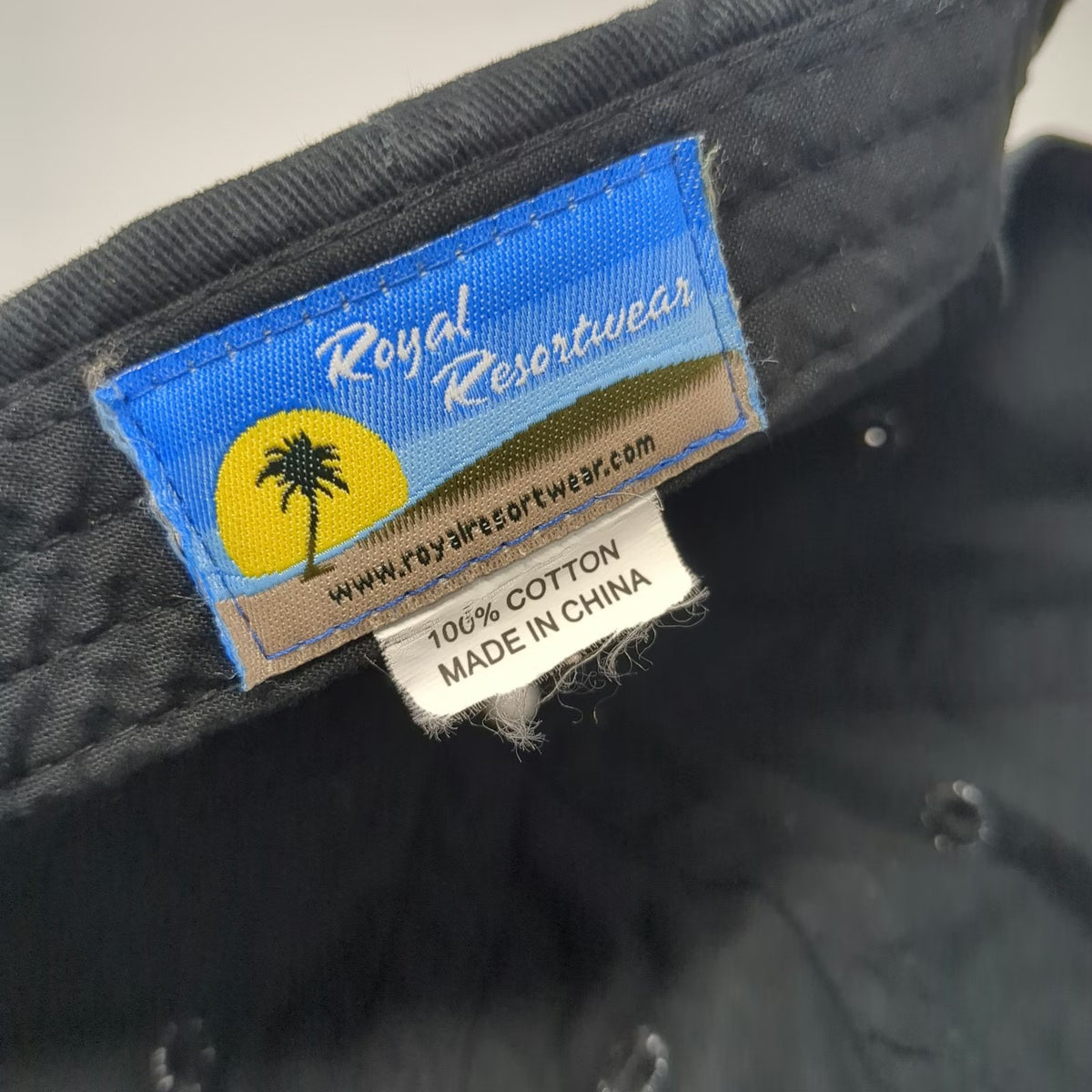 Royal Resortwear Baseball Cap Black One Size Tombstone Arizona Scroll Hat Cotton