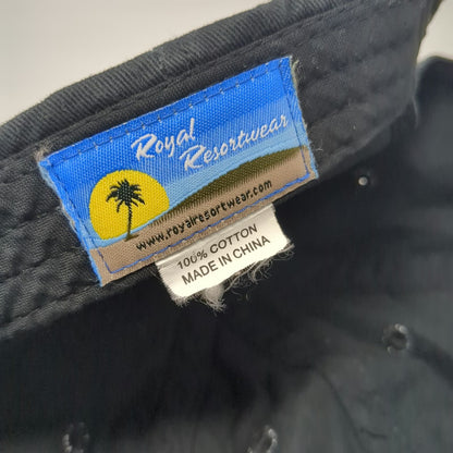 Royal Resortwear Baseball Cap Black One Size Tombstone Arizona Scroll Hat Cotton