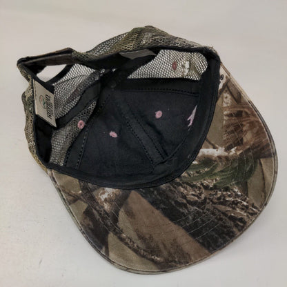 Redhead Strapback Trucker Hat Camouflage OSFM Adjustable Vented Holes Mesh Back