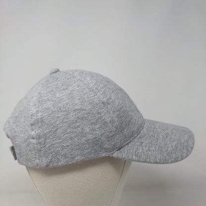 Bebe Sport Strapback Hat Heather Gray One Size Embroidered Adjustable