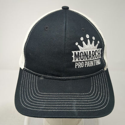 Port Authority Trucker Hat Black White One Size Monarch Pro Painting Crown Mesh