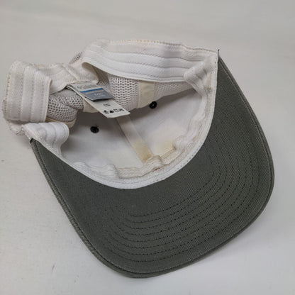 Fish Flag Patch Fitted Mesh Back Trucker Hat Gray L/XL Columbia PFG