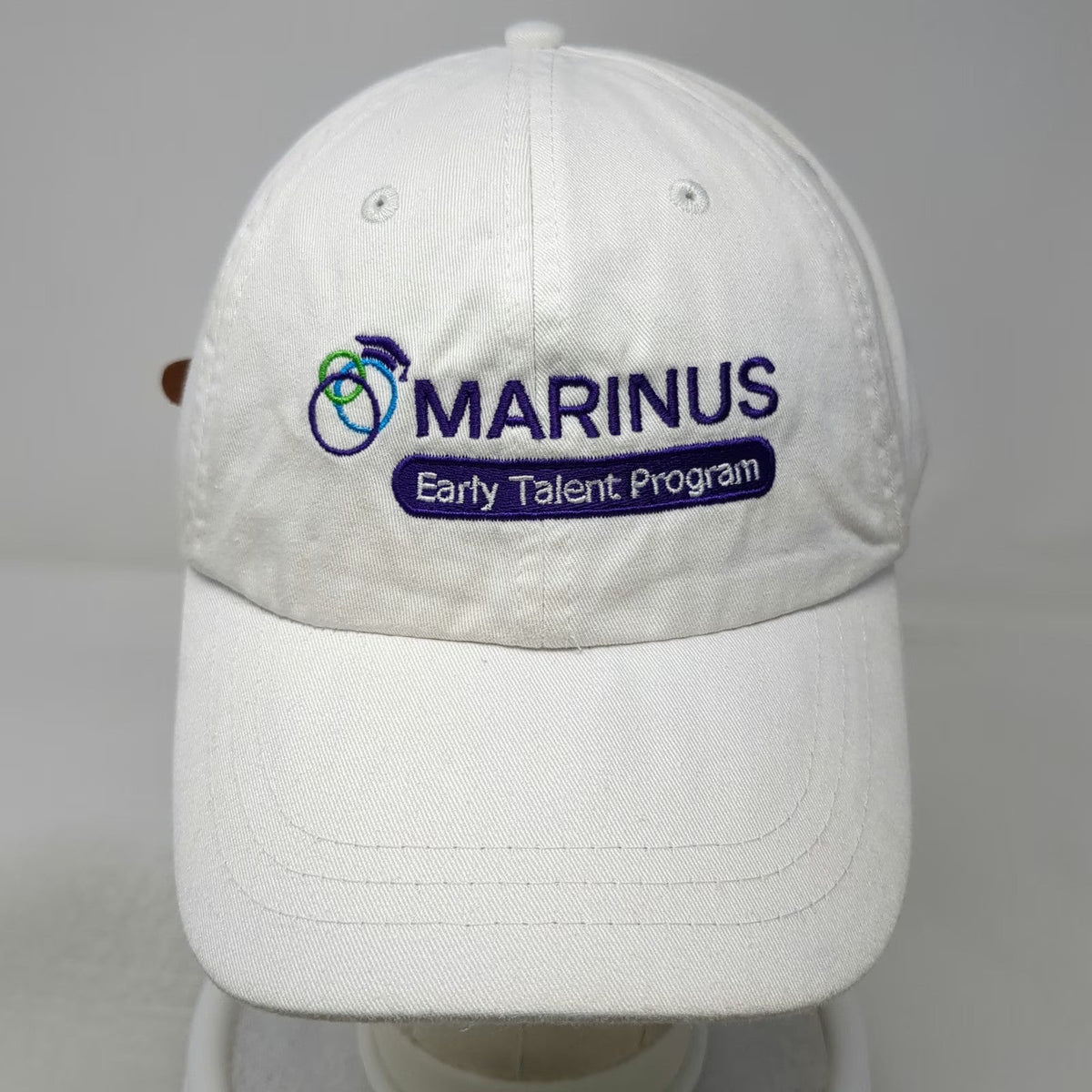 Adams Baseball Cap White One Size Marinus Early Talent Program Strapback Hat