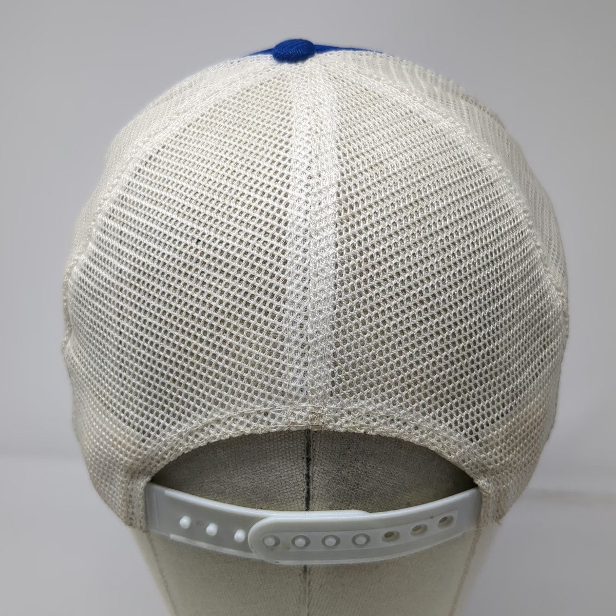 Bahamas Blue White Trucker Hat One Size Mesh Sailboat Palm Tree Striped Travel