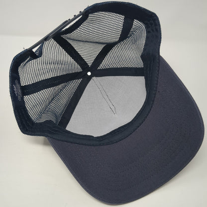 The Ignition Effect Snapback Trucker Hat Blue One Size Mesh Back Hit