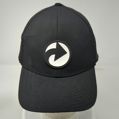 ALL IN Trucker Hat Black One Size Snapback Perforated Gray Undervisor Lifestyle