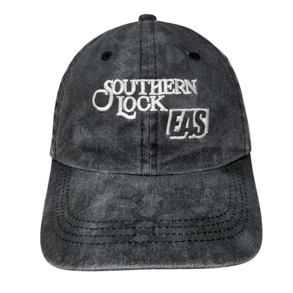 Southern Lock LCN Strapback Hat Gray One Size Embroidered Port Authority