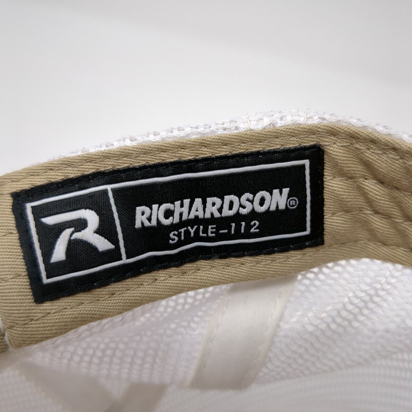 Idaho Snapback Mesh Back Trucker Hat Tan One Size Embroidered 6 Panel