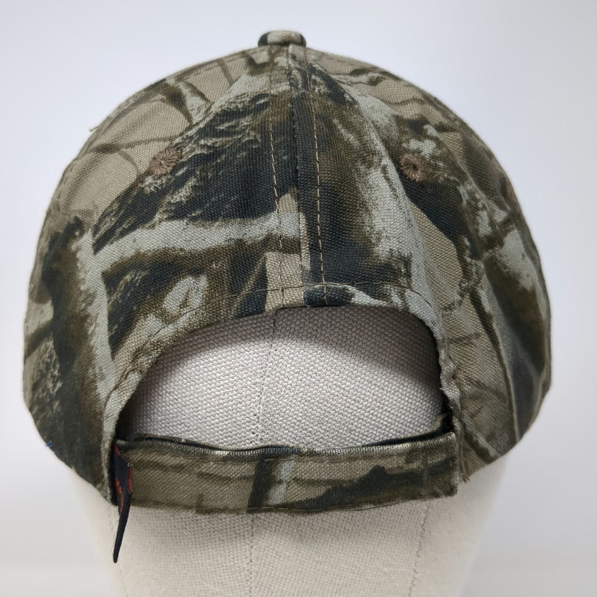 Port Authority Baseball Cap Brown One Size Camo Salmon River Jet Boat Races hat