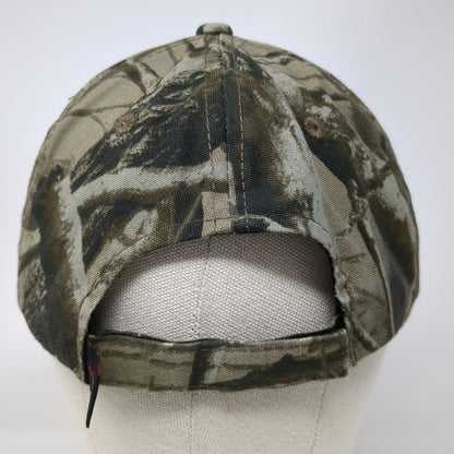 Port Authority Baseball Cap Brown One Size Camo Salmon River Jet Boat Races hat