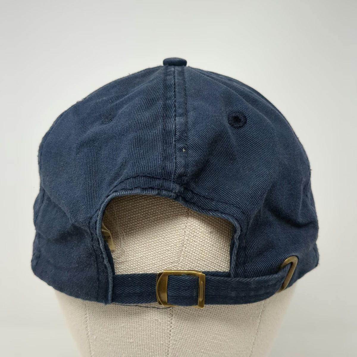 Alternative Baseball Cap Blue One Size Slideback Embroidered P Logo Poky Feather